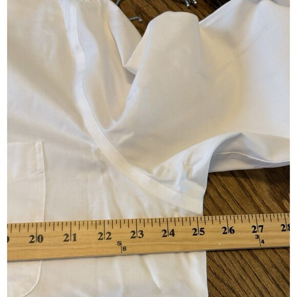 Lauren Ralph Lauren Mens White Button Down Long Sleeve Shirt XL 17 1/2 32/33 - Picture 9 of 12